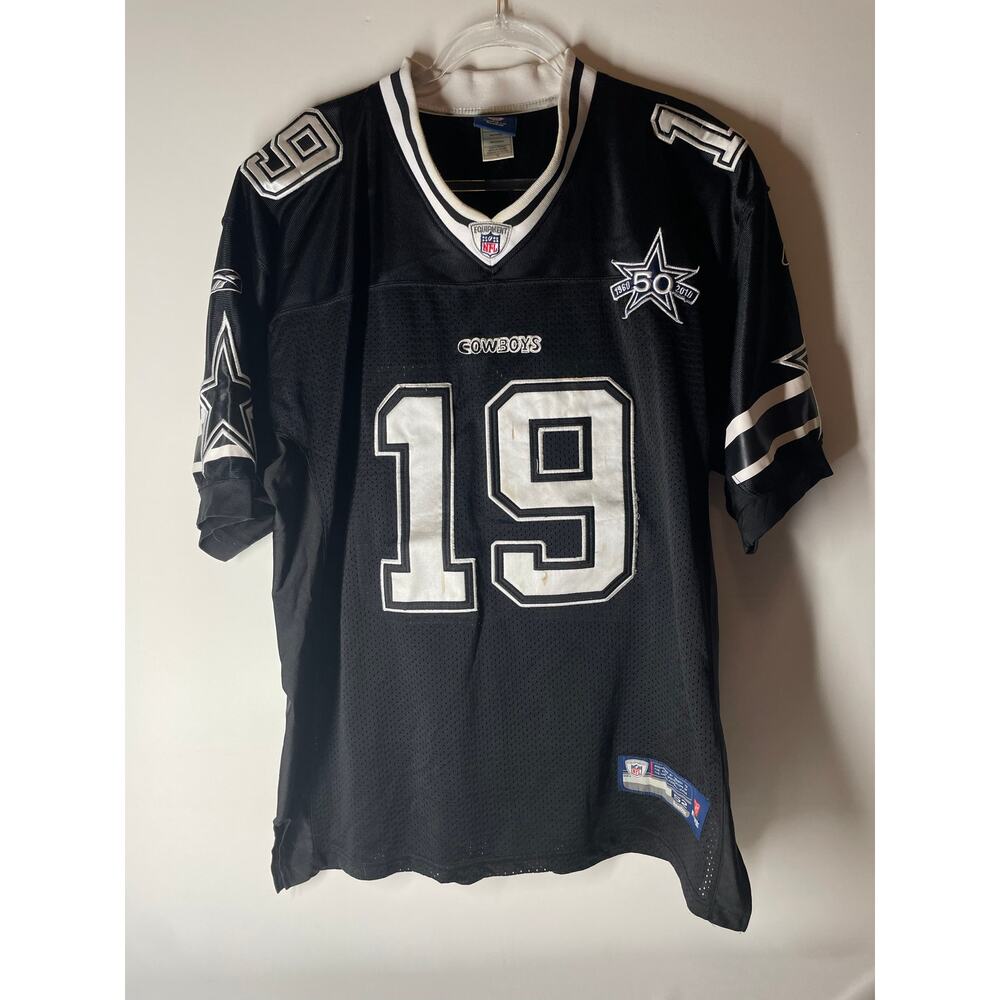 Dallas Cowboys 50th Year Anniversary Blackout Jersey AUSTIN #19 Reebok size 52